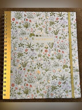 James Burke Collection Large Spiral Notebook Journal Organizer W/ Sticker Divide